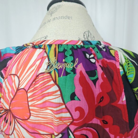 Desigual Top Medium Bubble Floral Short Sleeve - Picture 7 of 11